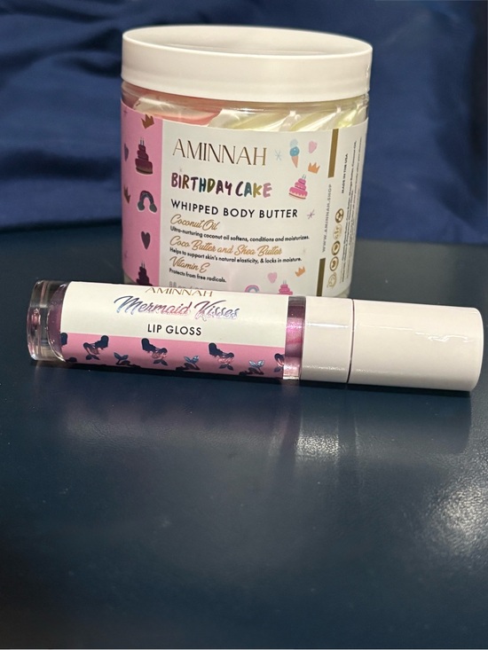 Aminnah Other - Aminnah "Birthday Cake & Mermaid Kisses lip gloss